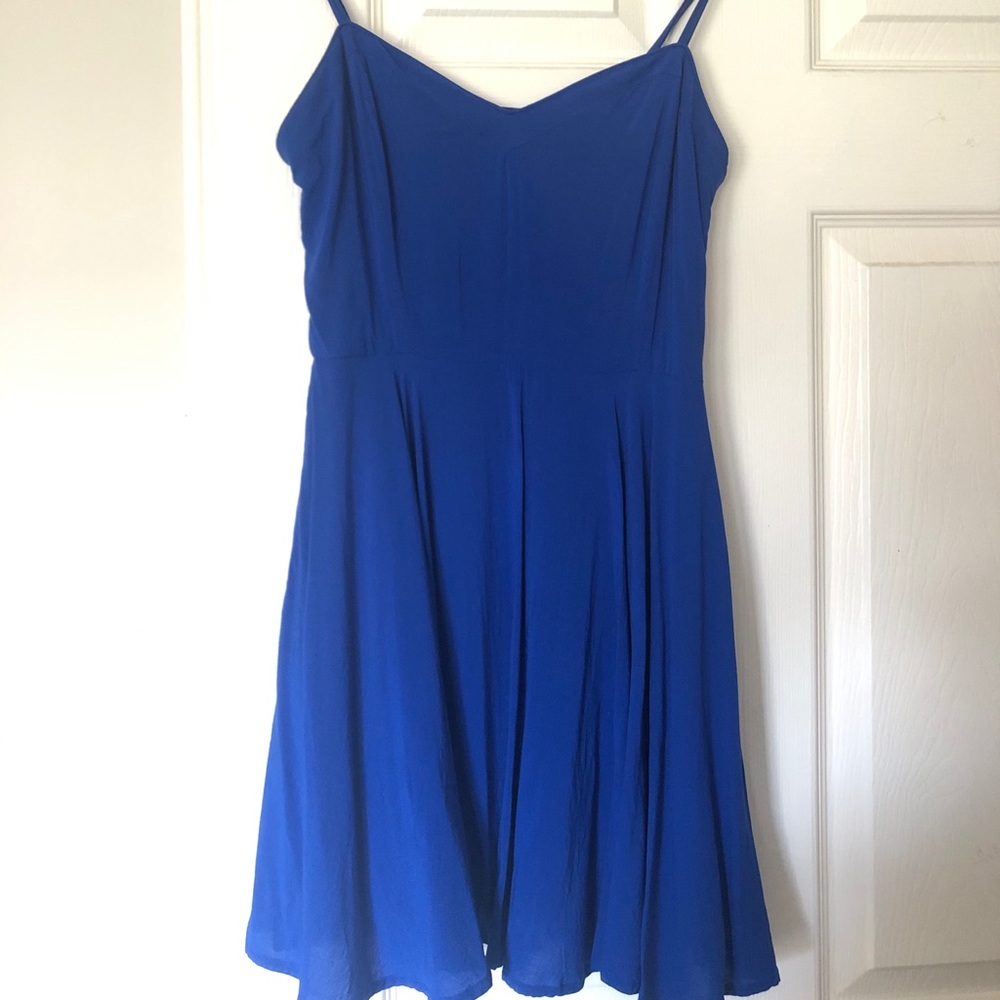 Aritzia royal blue dress!